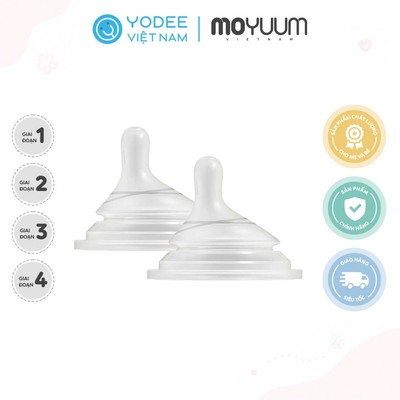 Moyuum Núm ti bình sữa Natural Fit Mov.aa (set 2 cái)
