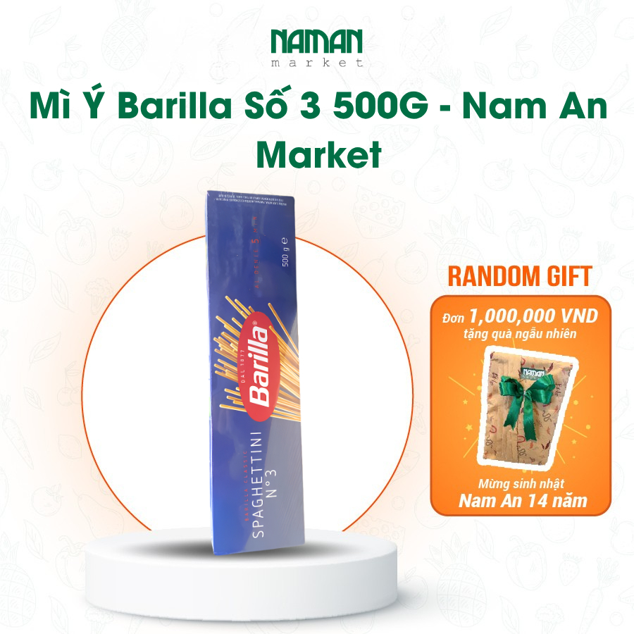 Mì Ý Barilla Số 3 500G - Nam An Market