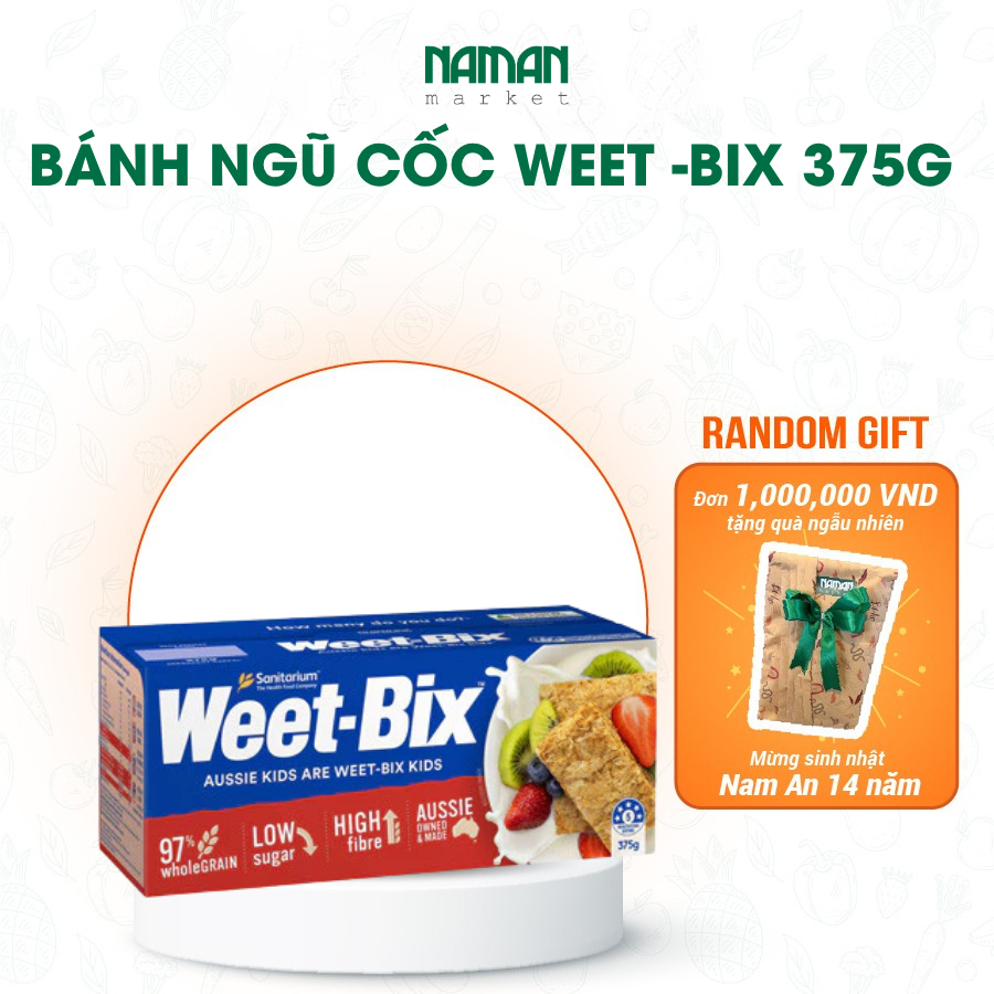 Bánh ngũ cốc Weet -Bix 375g - Nam An Market