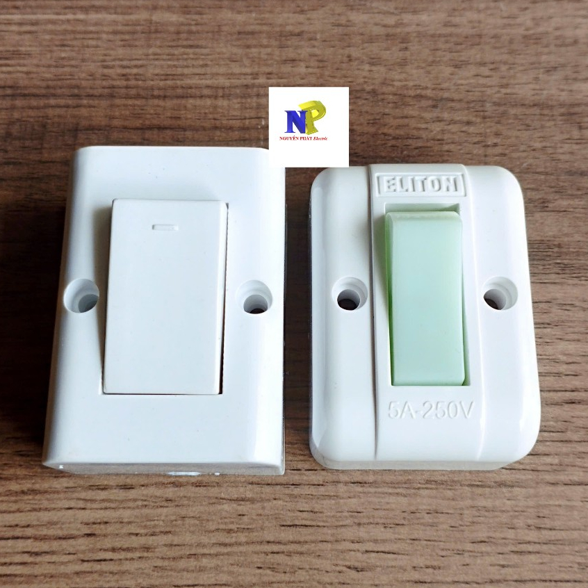 [PIPO] Công Tắc Rùa ( Công Tắc Lấp Nổi ) Có Dạ Quang