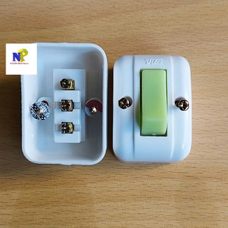 [PIPO] Công Tắc Rùa ( Công Tắc Lấp Nổi ) Có Dạ Quang