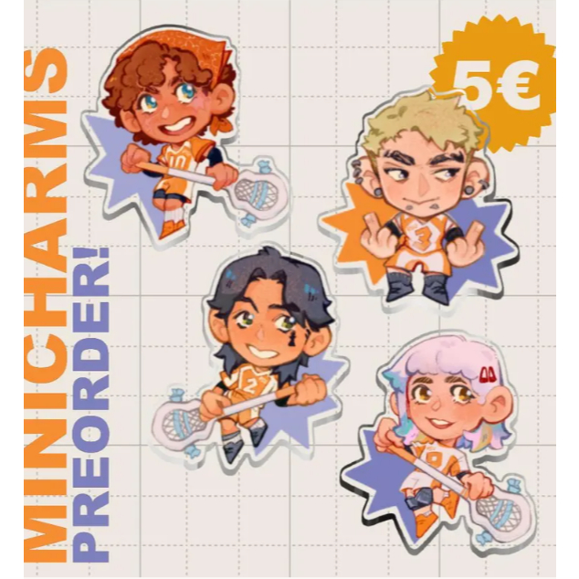 | AFTG fanart | Neil Josten Andrew Minyard Jean Moreau Jeremy Knox Kevin Day Foxhole Court