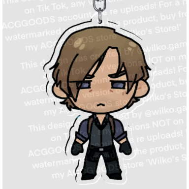 NEW Leon S Kennedy Resident Evil 6 ‘Chibi-er Chibi’ Keyring (large)