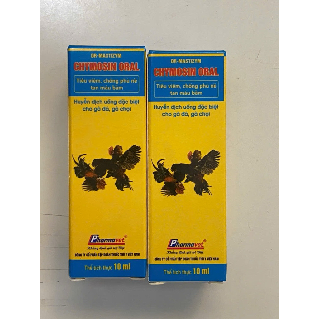 chymosin oral 10ml 1 lọ và combo 2 lọ.
