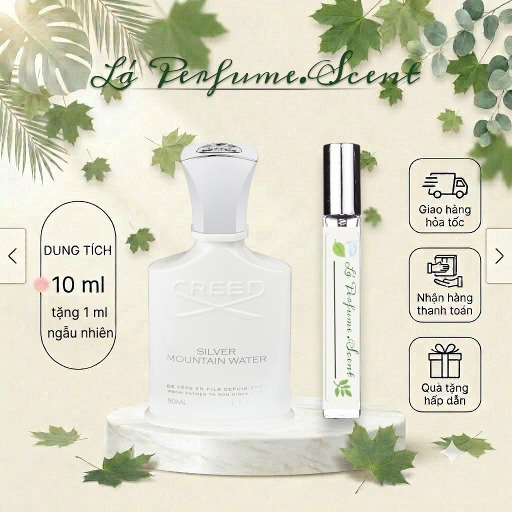 🌿 Nước Hoa Creed Silver Moutain Water EDP 10ml