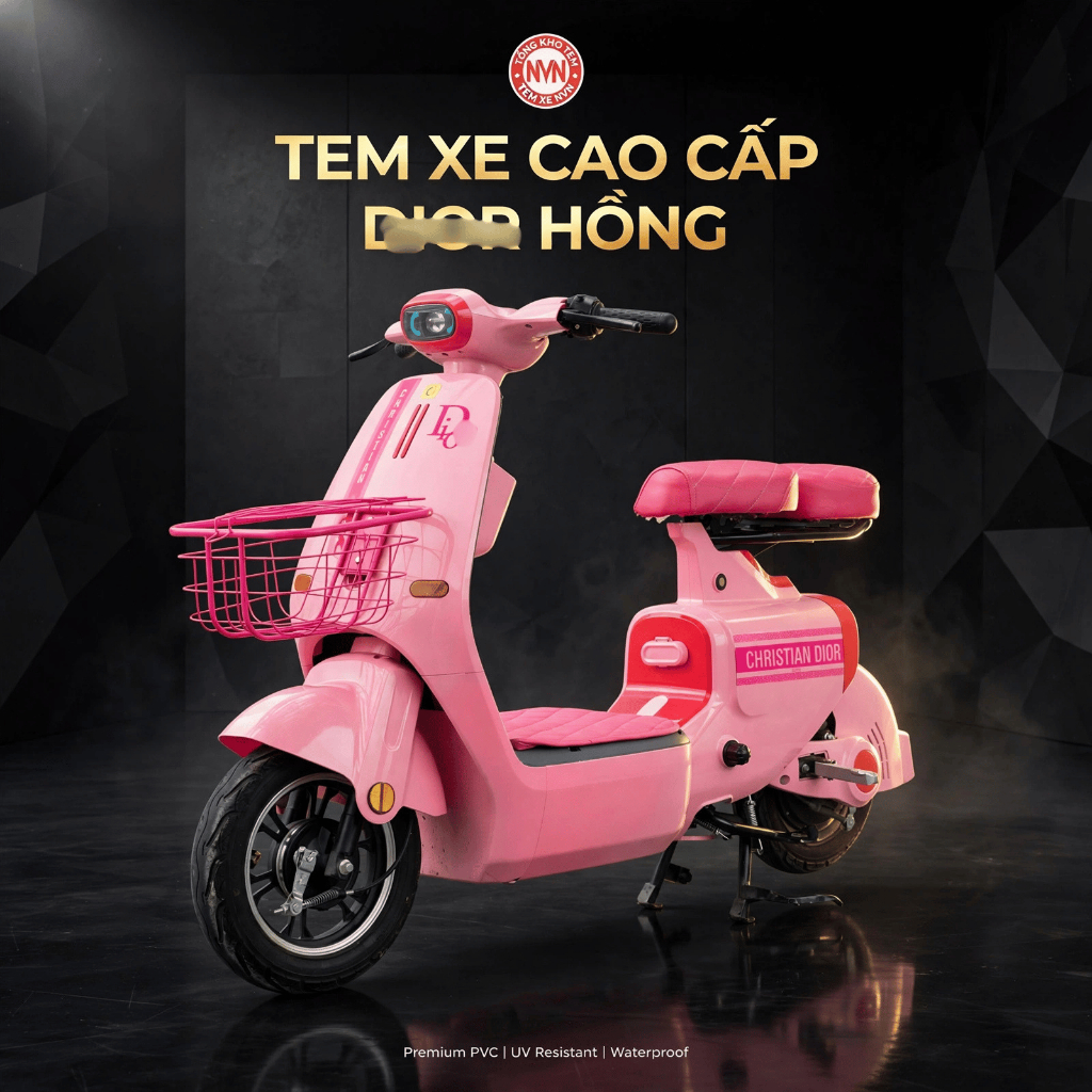 Tem Xe Hottrend 2026 Dành Cho Xe Máy Điện K1,VC,V1 NVN