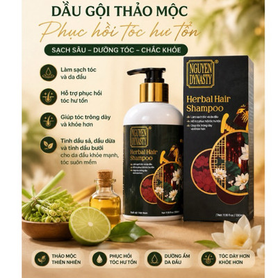 Dầu gội thảo mộc Phấn Nụ Hoàng Cung 330ml