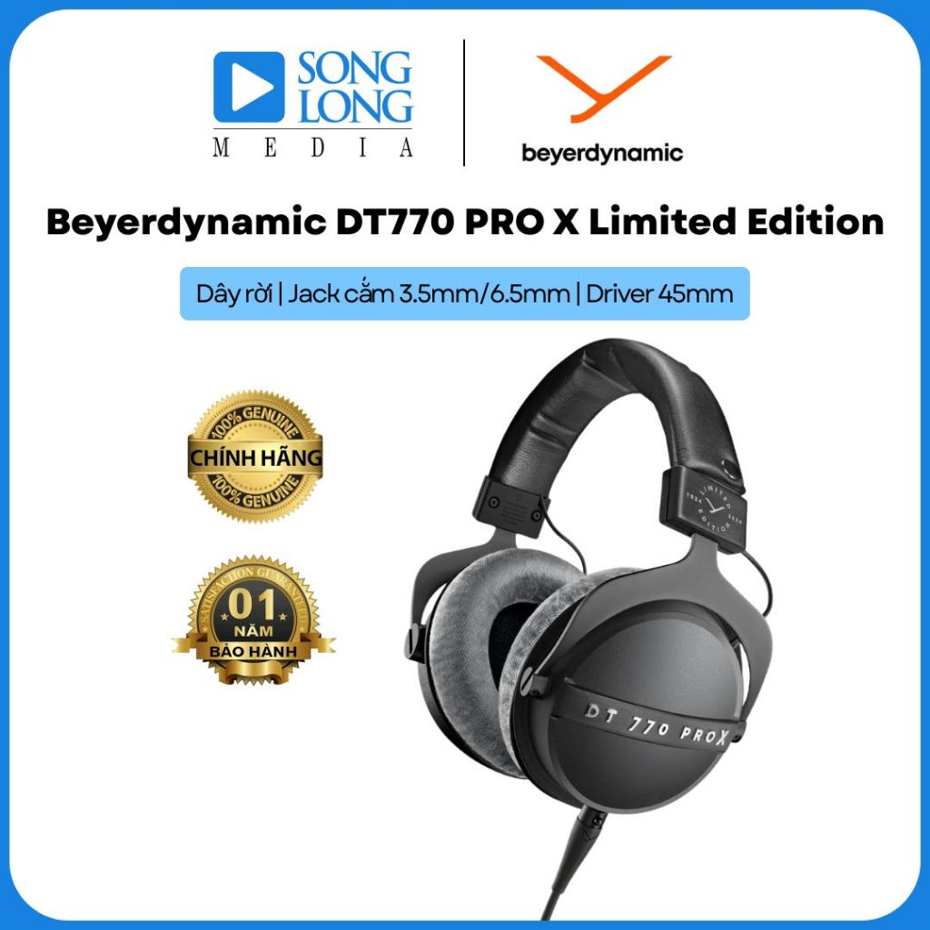 Tai nghe chụp tai Beyerdynamic DT770 PRO X Limited Edition (48ohm) - Chính hãng phân phối