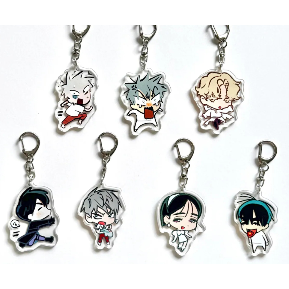 Alien Stage Acrylic Keychain, Alien Stage Double Side Acrylic Keychain, Ivan, Luka, Sua, Hyuna, Till