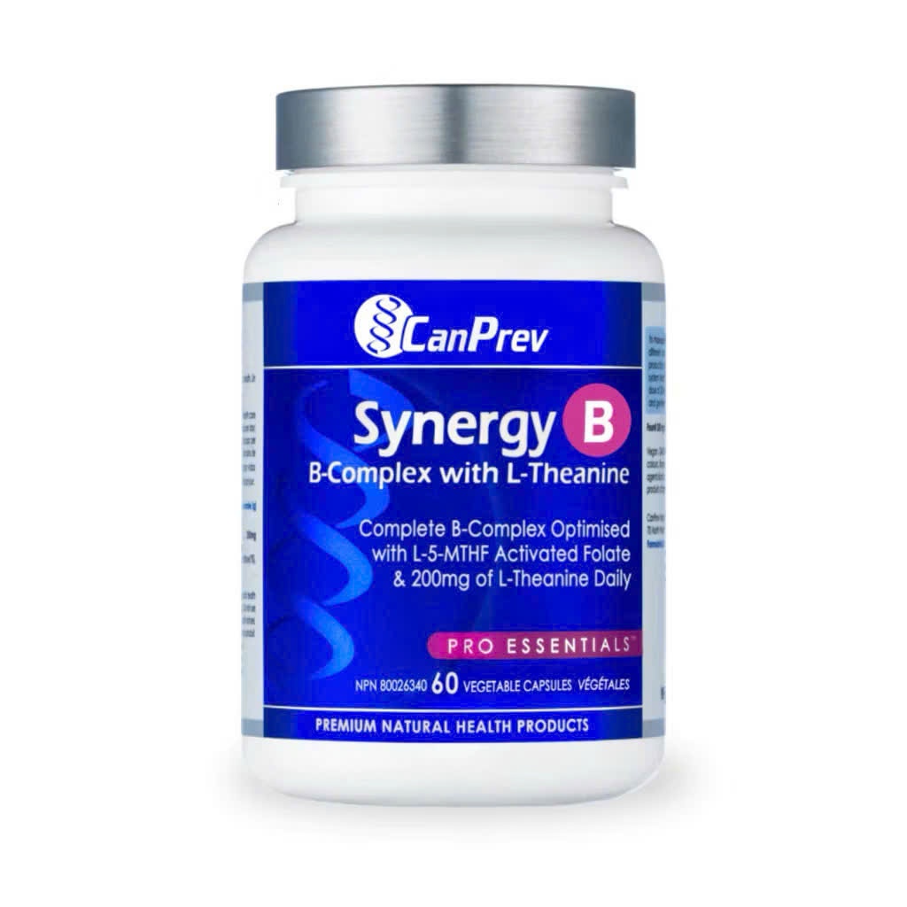 Synergy B-Complex with L-Theanine (60 viên) Bổ Sung Vitamin B Tổng Hợp