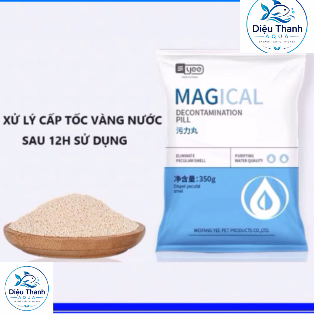Hạt Lọc Purigen - Vật Liệu Lọc - xử Lý Nước Vàng Nước Đục - Giúp Làm Trong Nước  Cho Bể Cá