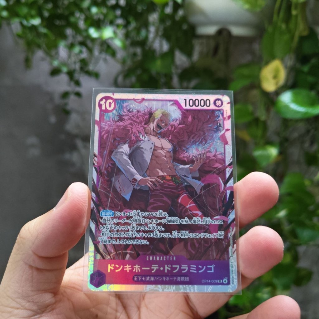Thẻ One Piece Japanese Donquixote Doflamingo OP14-069 SR