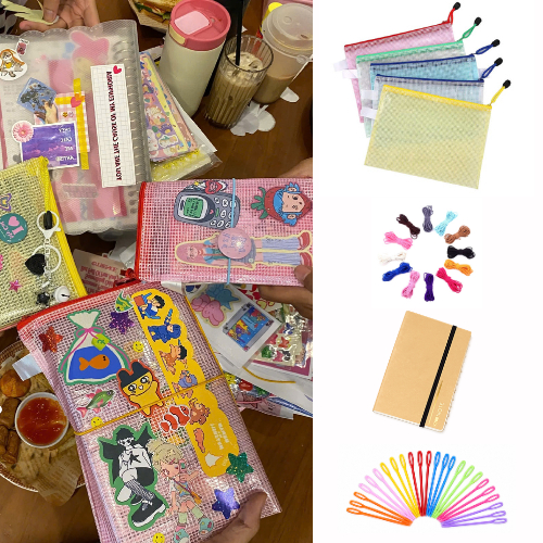 [prozac.studio] Random DIY Set làm Pouch Journal A6 cơ bản | Prozac Studio Journal Starter Kit