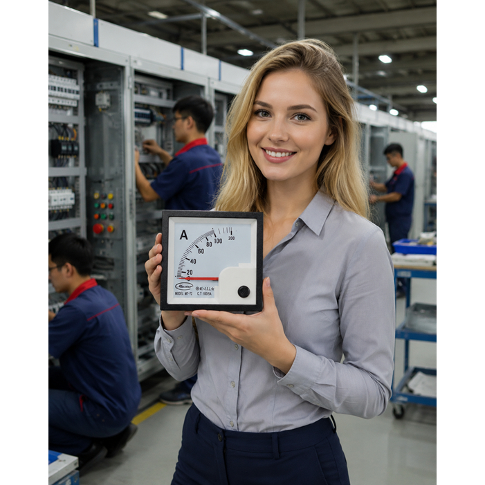 Đồng hồ Ampe MASTER 200/5A size 72x72 ( MT-72 )