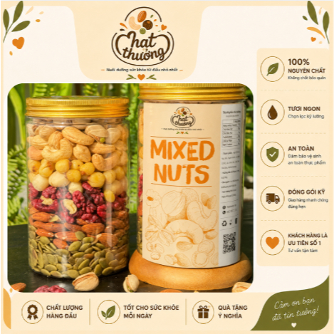 Hạt Mix 7 Loại-Hạt Thương-DM21313-Bổ Sung Dinh Dưỡng Tự Nhiên Cho Mẹ Bầu