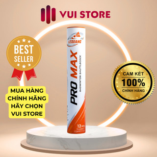 Quả cầu lông Thi Đấu - Lông Ngỗng - LQ Pro Max - Hộp 12 quả cầu lông mới 100% - Hàng chính hãng