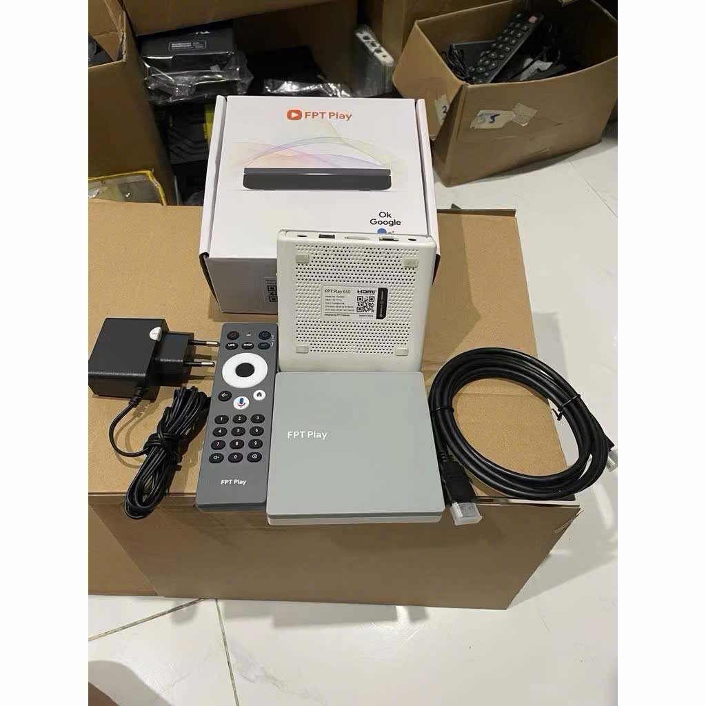 FPT Play Box Mã P650 - Xem miễn phí truyền hình, bóng đá, Youtube trọn đời