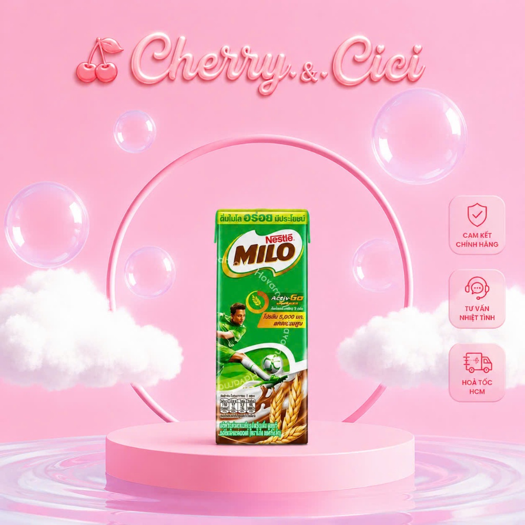 Sữa Nước Milo Thái (Thùng 48 Hộp)