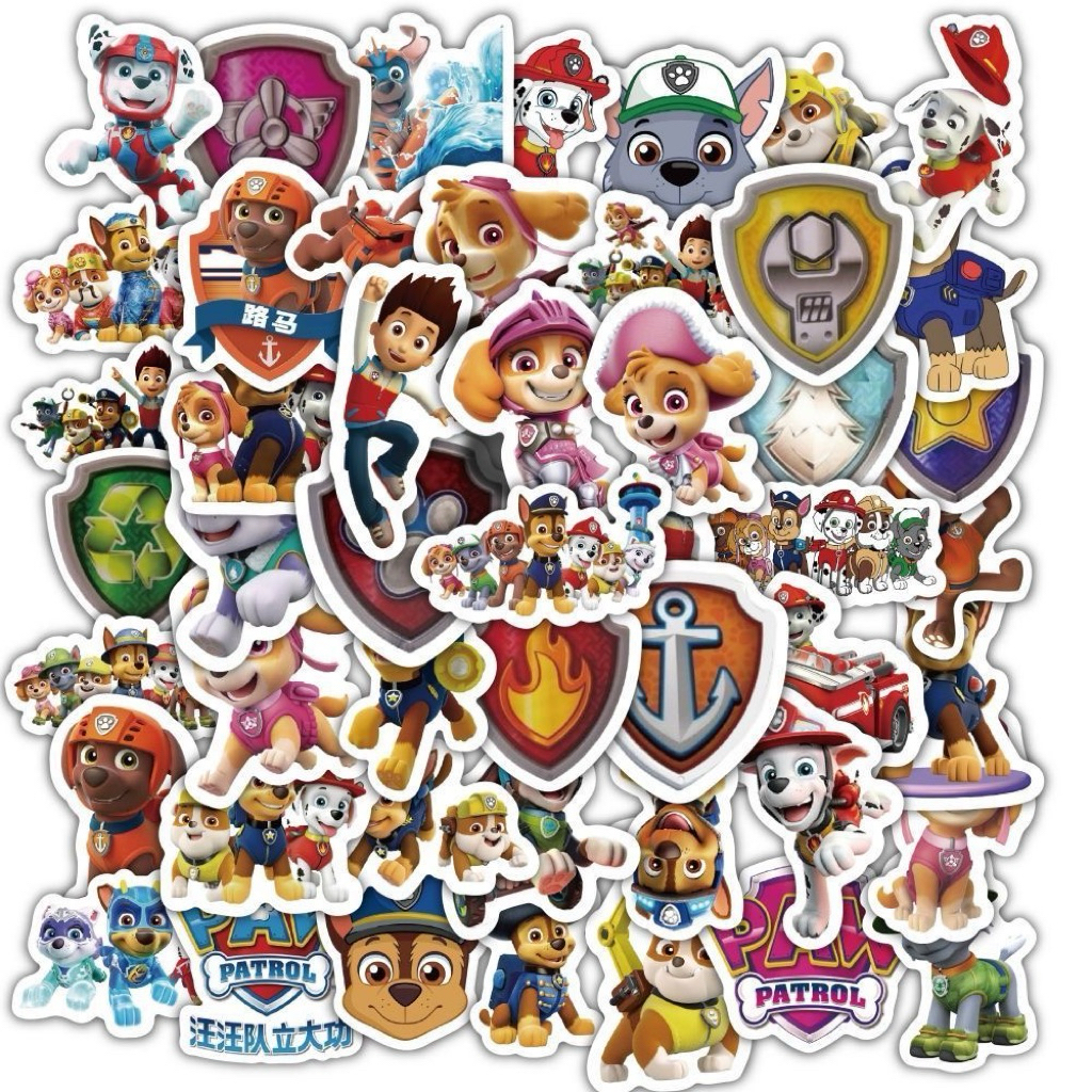 set 240 miếng dán sticker chó cứu hộ PAW PATROL