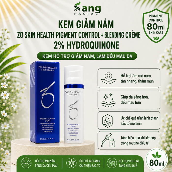 Kem Giảm Nám ZO Skin Health Pigment Control + Blending Crème 2% Hydroquinone