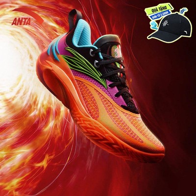 [Kyrie Irving] [ANTA OUTDOOR] Giày Bóng Rổ  Nam SHOCK WAVE 8 Giảm Chấn Tối Đa, Bền Bỉ, Bám Sàn 1126C1111