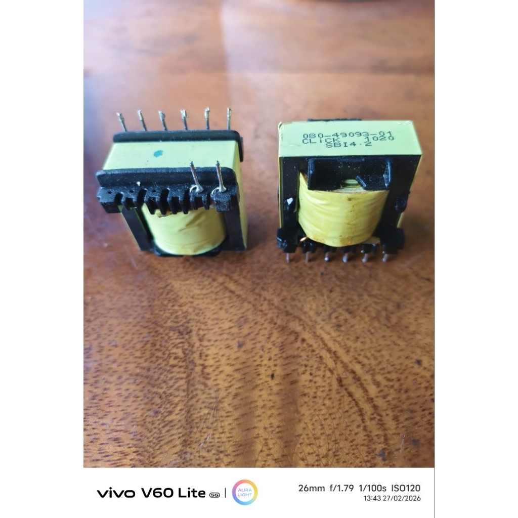 biến áp E28 TG500 tháo máy.
