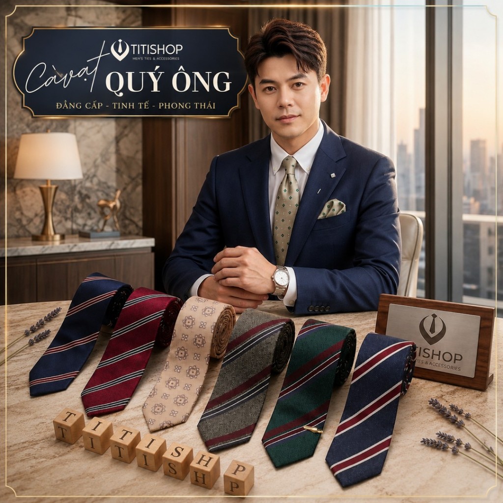 ( Hỏa Tốc ) Bộ Cavat & Khăn Cài Túi Quý Ông ,Caravat Quý ông 8CM,Pocket Square ,Caravat Hàn Quốc quý