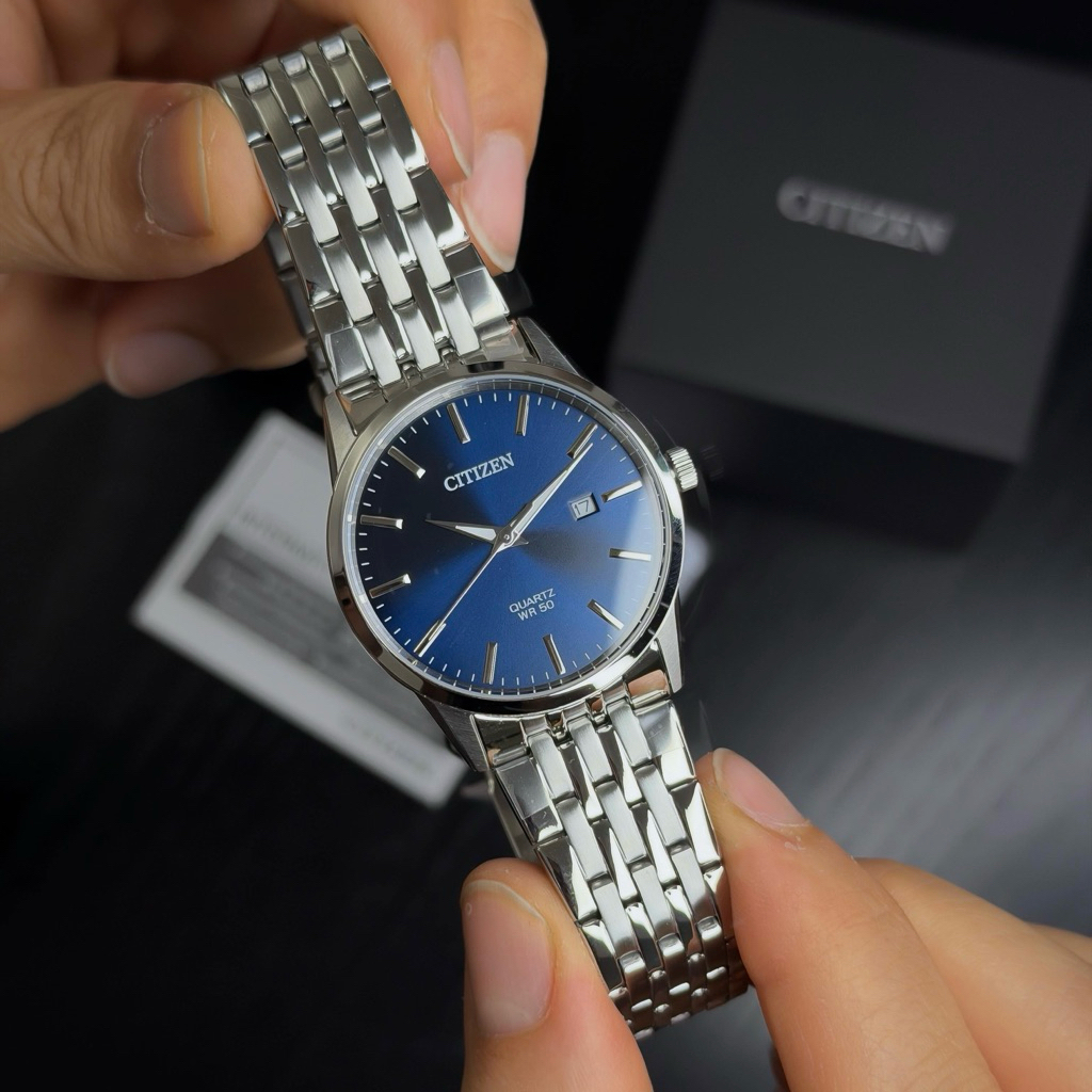 Đồng hồ nam dây thép Citizen Quartz BI5000-87L