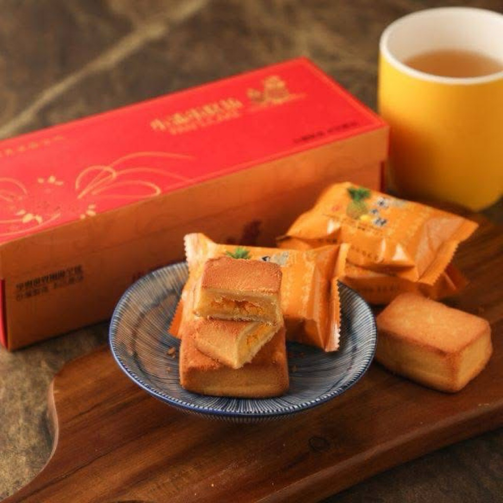 BÁNH DỨA PAN’S CAKE ĐÀI LOAN, BÁNH DỨA TRỨNG MUỐI PAN’S CAKE HỘP 12 CÁI, 320 GRAM