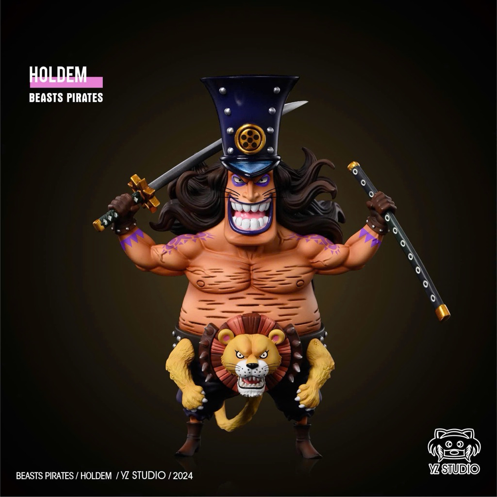 Mô hình Resin WCF chính hãng Yz Studio One Piece Wano Country Team Kaido Holdem