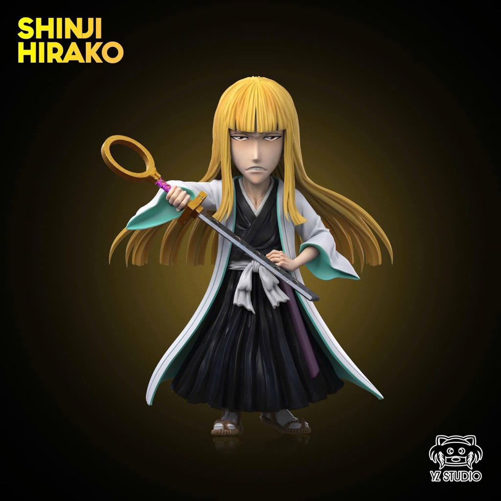 Mô hình Resin WCF chính hãng Yz Studio Bleach Former Captain of 13 Division Đội Trưởng Đội 5 Hirako 