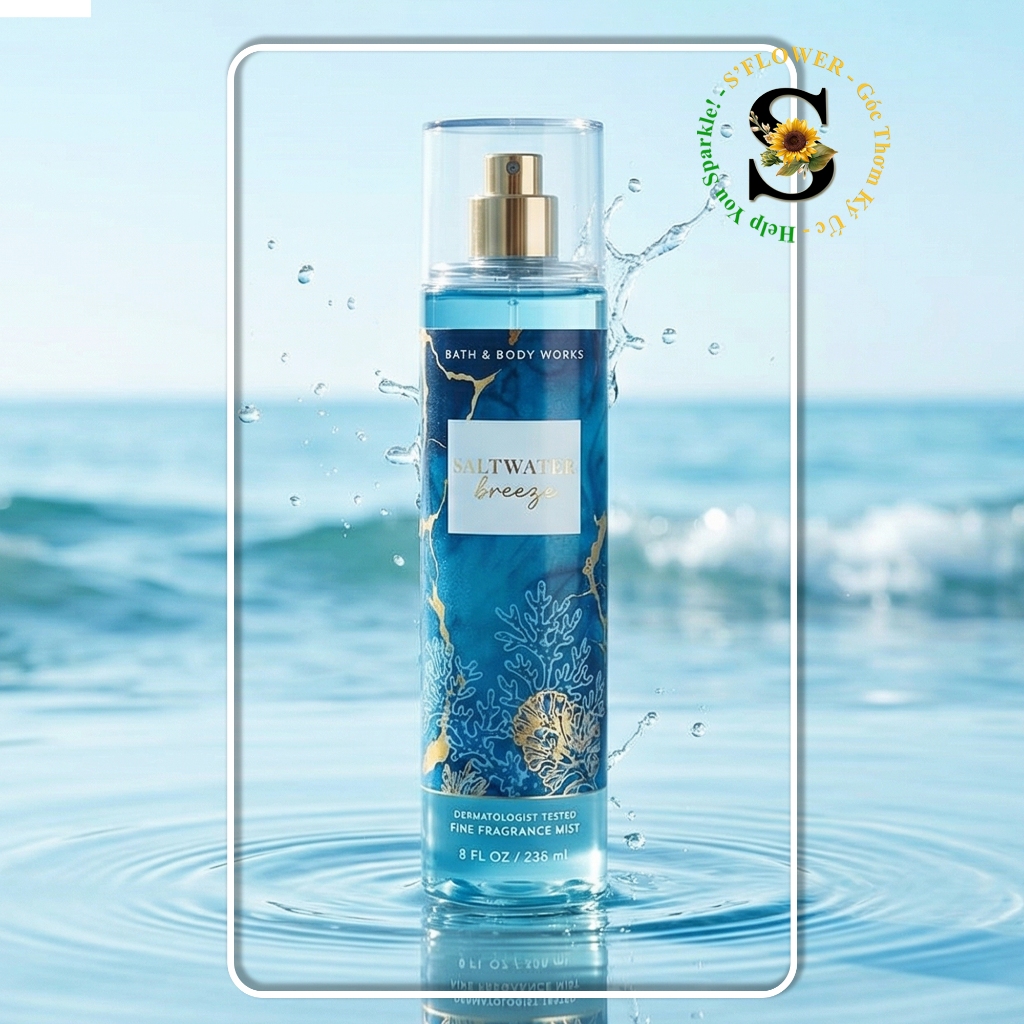 SALTWATER BREEZE 🌊 | Xịt Thơm Toàn Thân Bath & Body Works