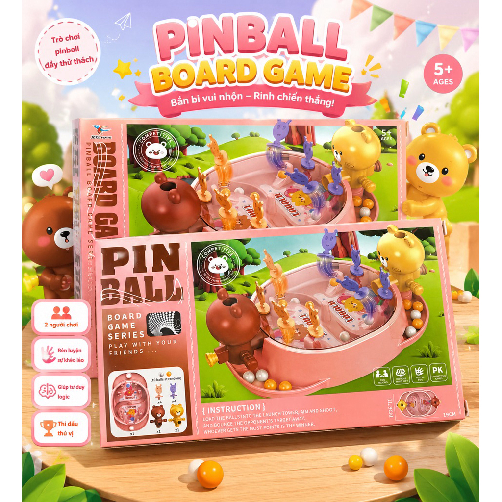 Đồ Chơi Bắn BI - Game Bắn Bi GẤU