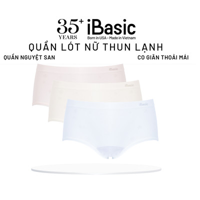 Combo 3 Quần lót nữ nguyệt san iBasic thun lạnh lưng cao phom hipster PANW215