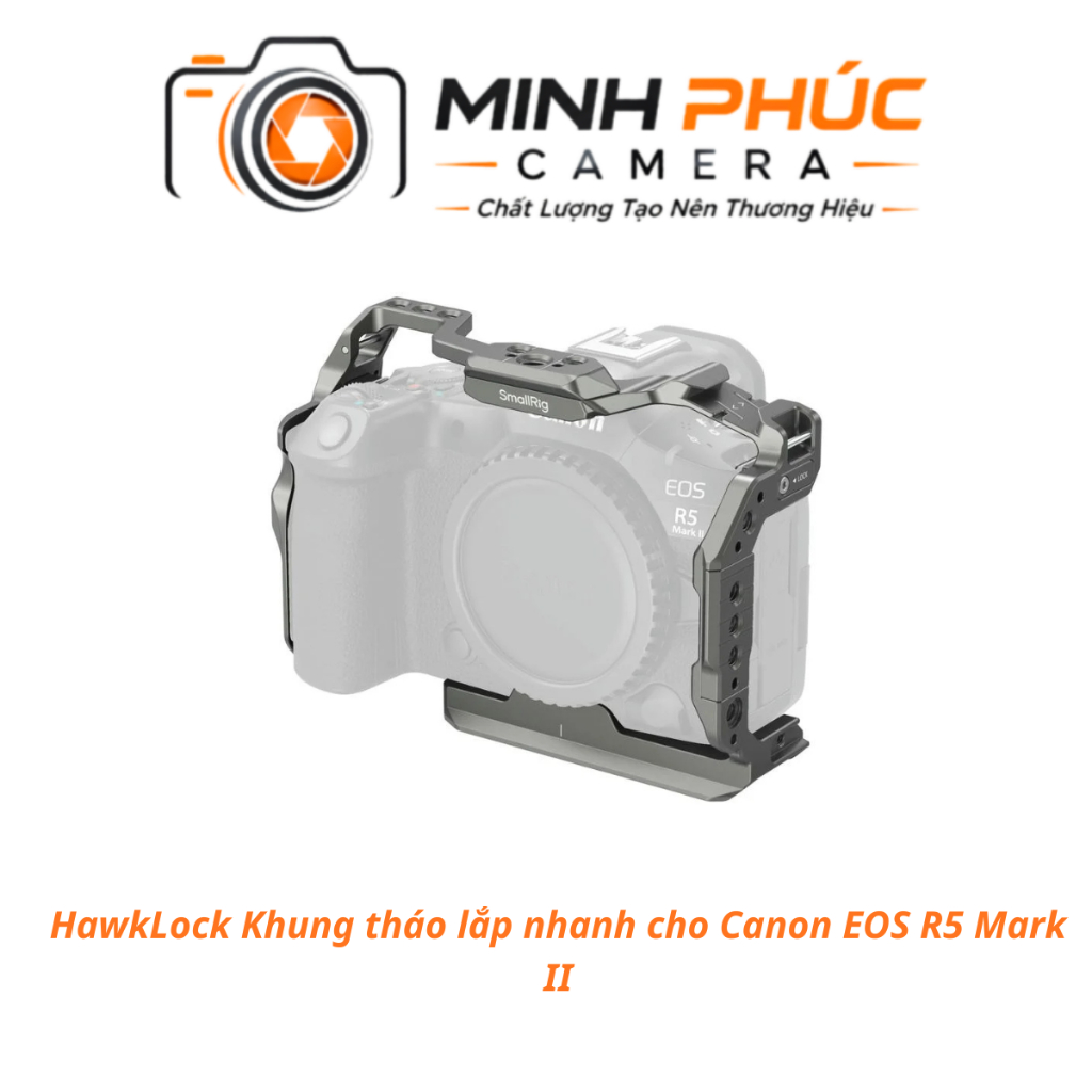 HawkLock Khung tháo lắp nhanh cho Canon EOS R5 Mark II