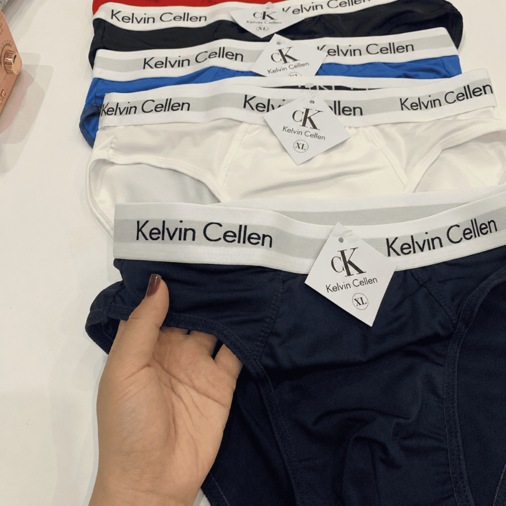 Quần Lót Nam Tam Giác Combo 5 quần Chéo thun lạnh, kháng khuẩn, đàn hồi KC1