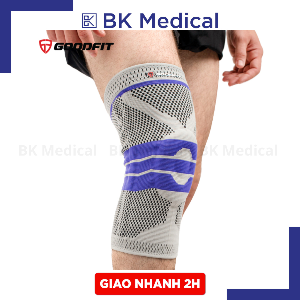 (Hoả Tốc)  Băng bảo vệ đầu gối, bó gối thể thao GoodFit GF513K