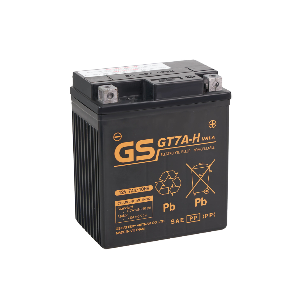 Bình Ắc Quy Xe Máy GS GT7A-H (12V-7Ah)