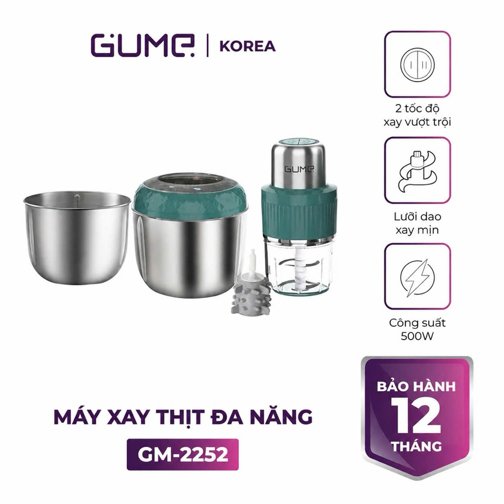 Máy Xay Thịt Đa Năng Gume Korea Mã GM-2252
