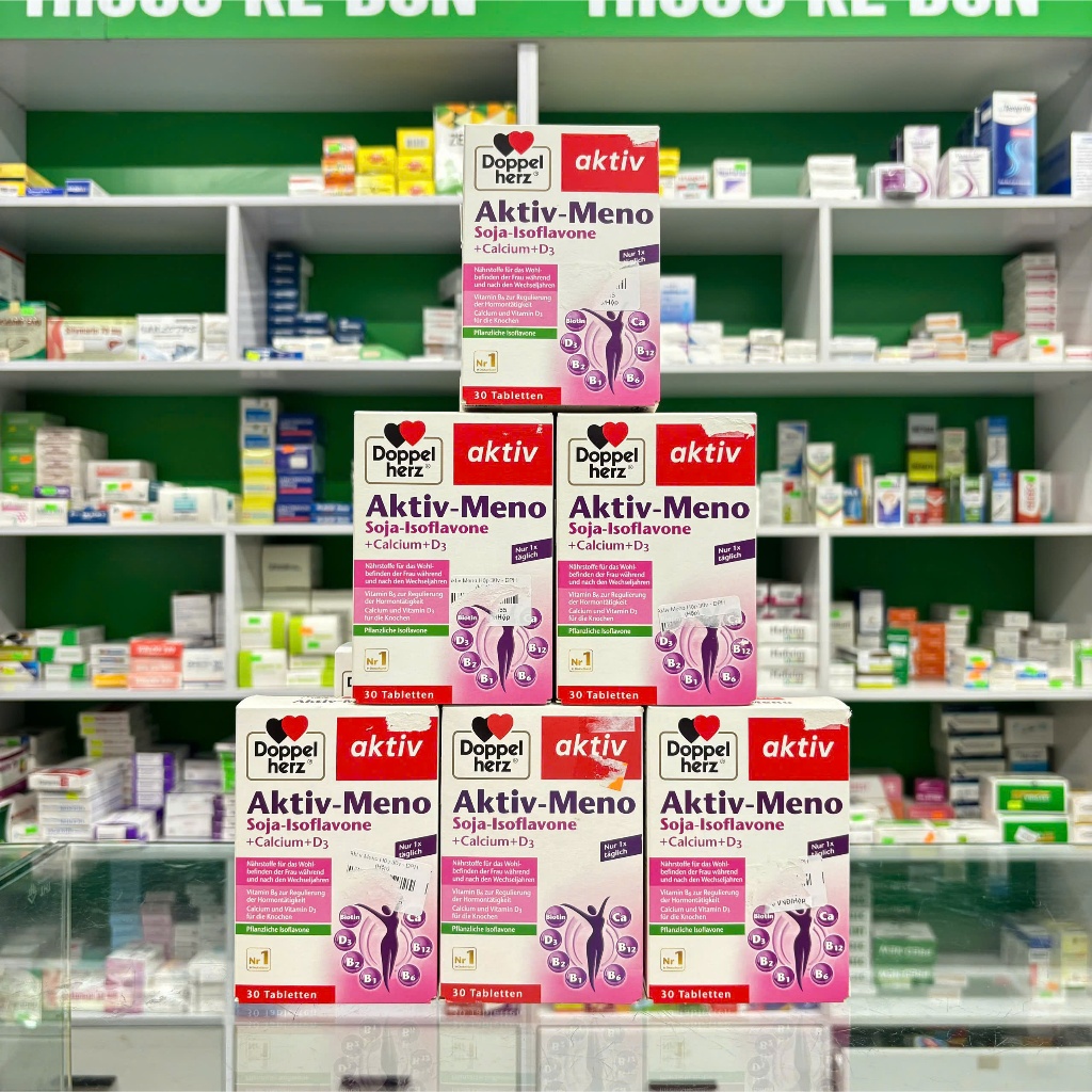 Doppelherz Aktiv Active-Meno _ Hỗ trợ cân bằng nội tiết tố nữ (Hộp 30 viên)