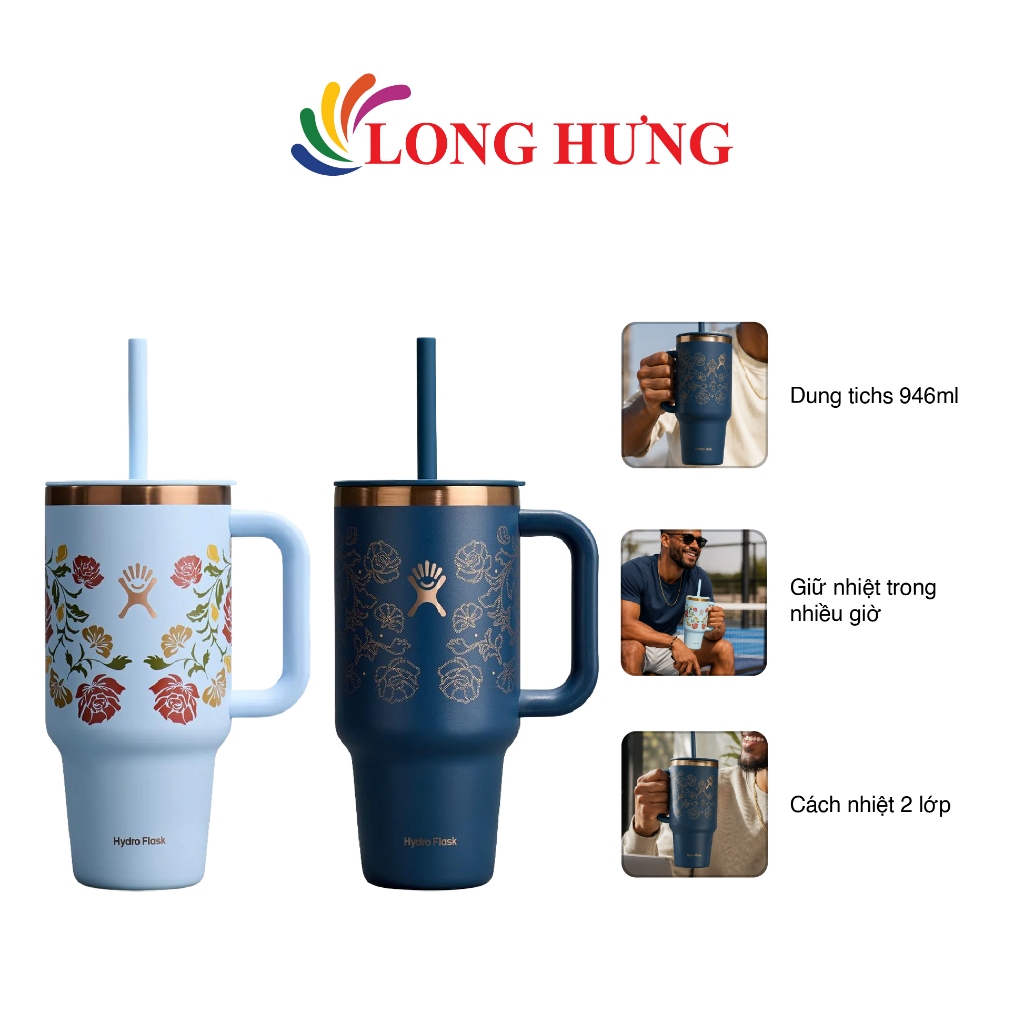Bình giữ nhiệt Hydro Flask All Around Travel Tumbler 32 OZ/946ml - Hàng chính hãng