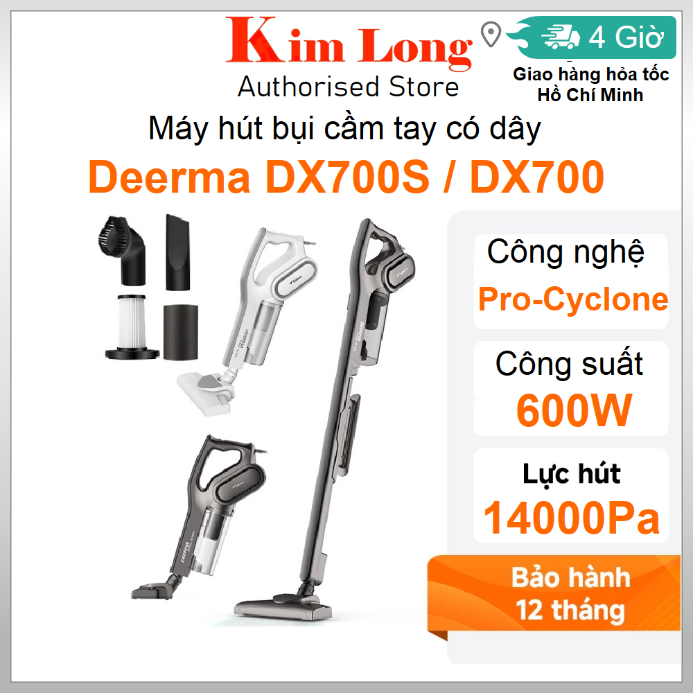 Máy hút bụi Deerma DX700S / DX700 - Hàng chính hãng