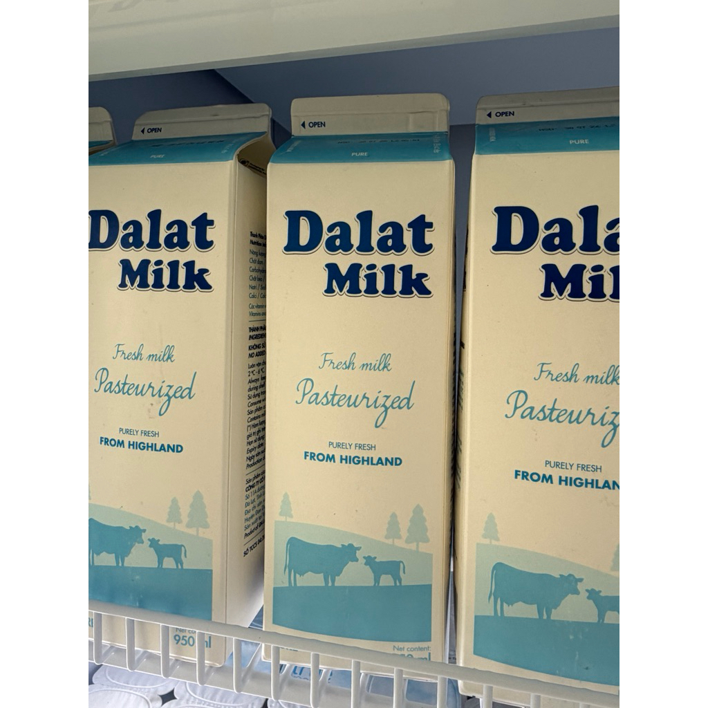 sữa tươi thanh trùng Dalat Milk 950ml