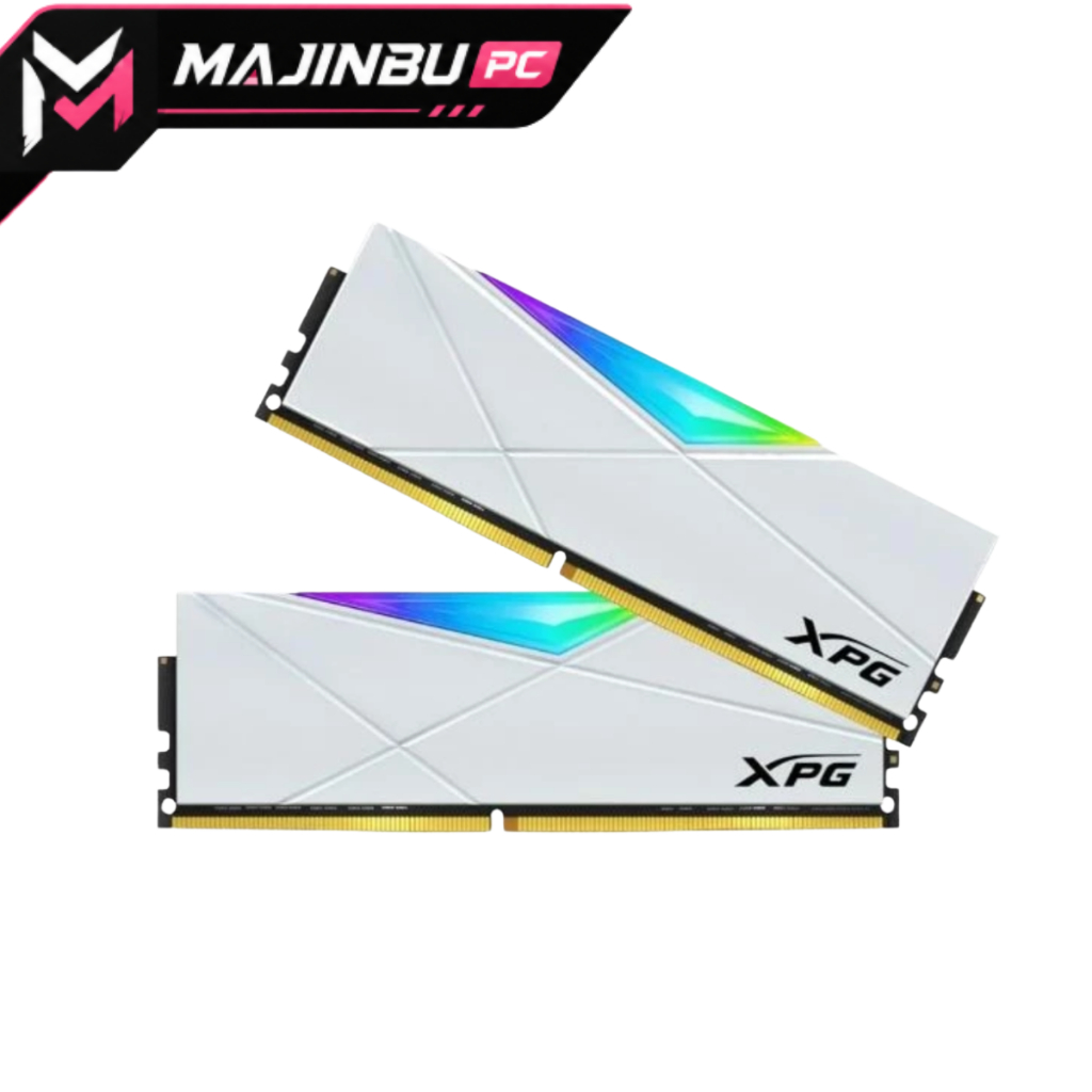 Ram Adata XPG D50 RGB Trắng / Xám 16GB (1x16) DDR4 3200Mhz - Hàng chính hãng Bảo hành 60 tháng