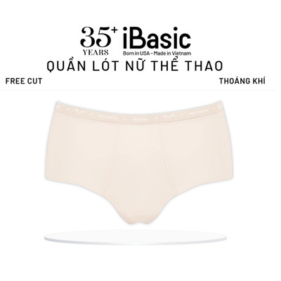 Quần lót nữ Hipster Wolf Active x iBasic su không đường viền free cut lưng cao thể thao linh hoạt PANW195