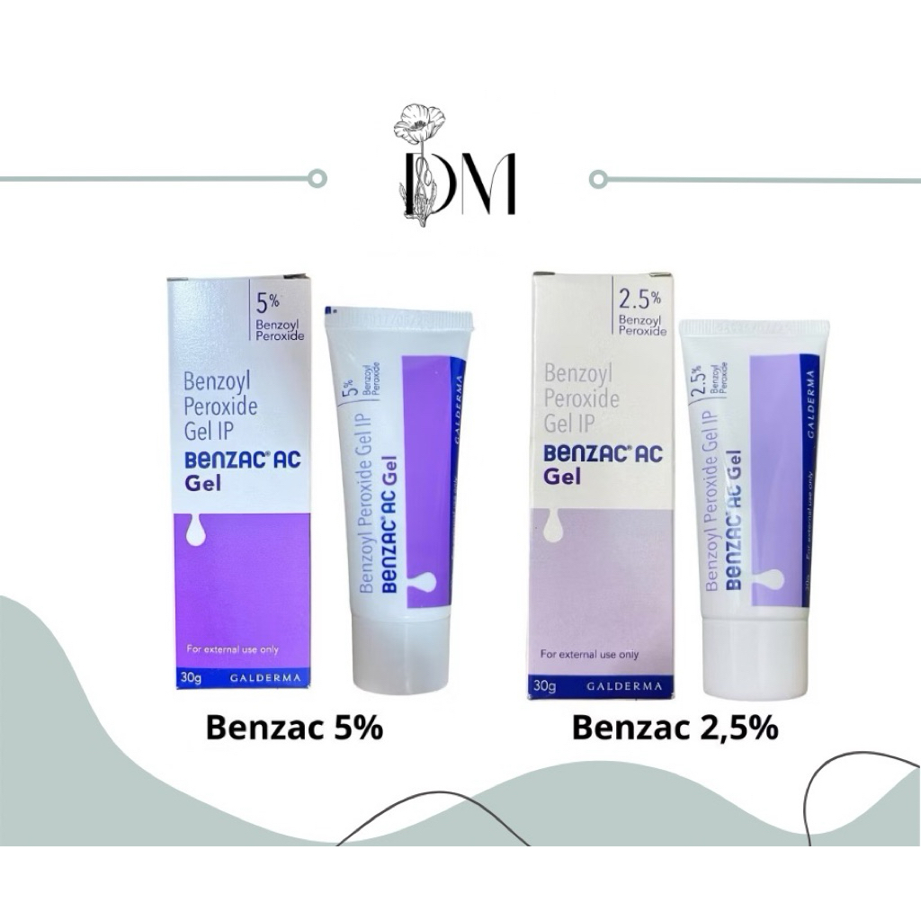 [30g] Gel Benzac AC 2.5% - 5% chính hãng | Gel chăm sóc da dầu nhờn