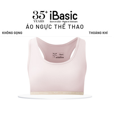 Áo ngực nữ croptop Wolf Active x iBasic lưng chữ U thể thao không gọng mút mỏng BRAW161