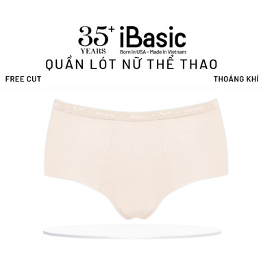 Quần lót nữ lưng cao Hipster Wolf Active x iBasic không đường viền free cut Airy thoáng khí thể thao chạy bộ PANW192