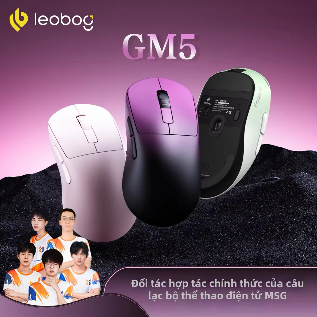 CHUỘT GAMING KHÔNG DÂY | LEOBOG GM5 SERIES