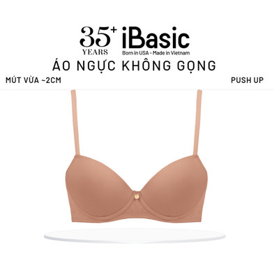 Áo ngực mút vừa không gọng cúp demi iBasic BRAW158